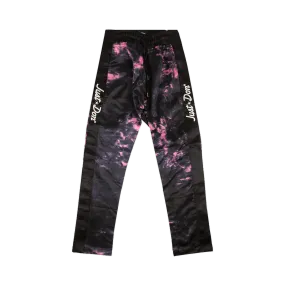 Just Don Satin Pink Tie Dye Tearaway Pants