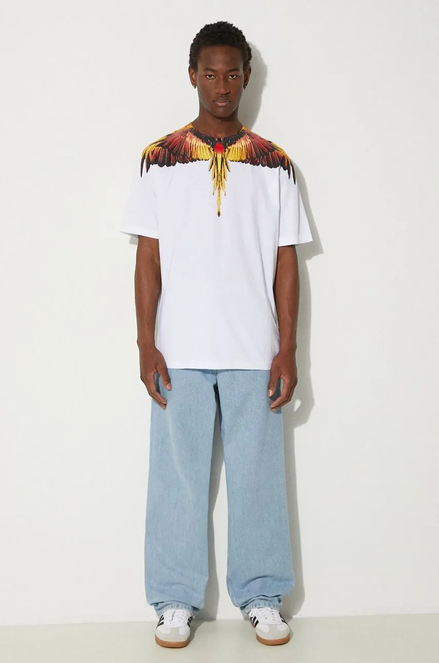 Marcelo Burlon Icon Wings Basic T-Shirt Print