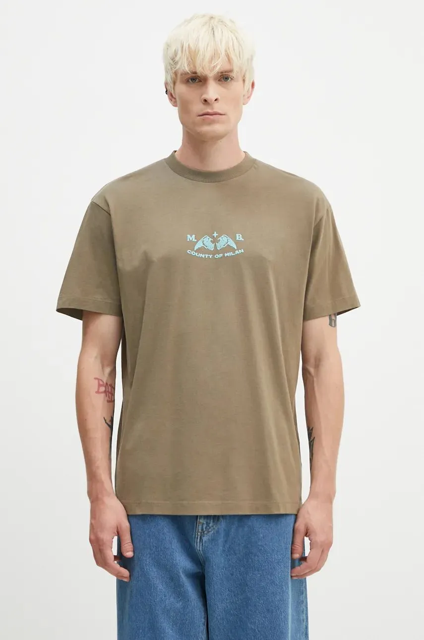 Marcelo Burlon Vintage Logo Basic T-Shirt Print