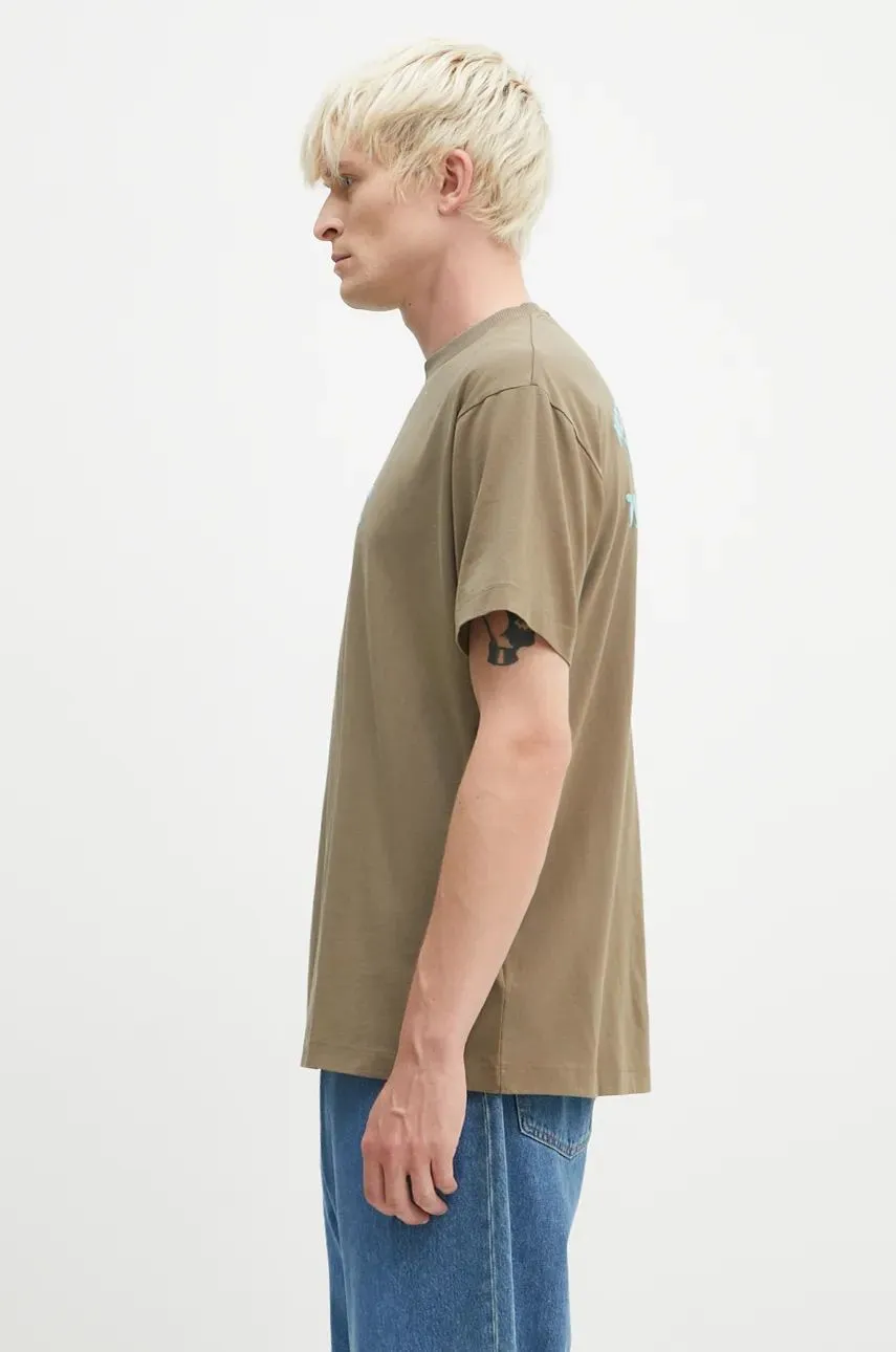 Marcelo Burlon Vintage Logo Basic T-Shirt Print