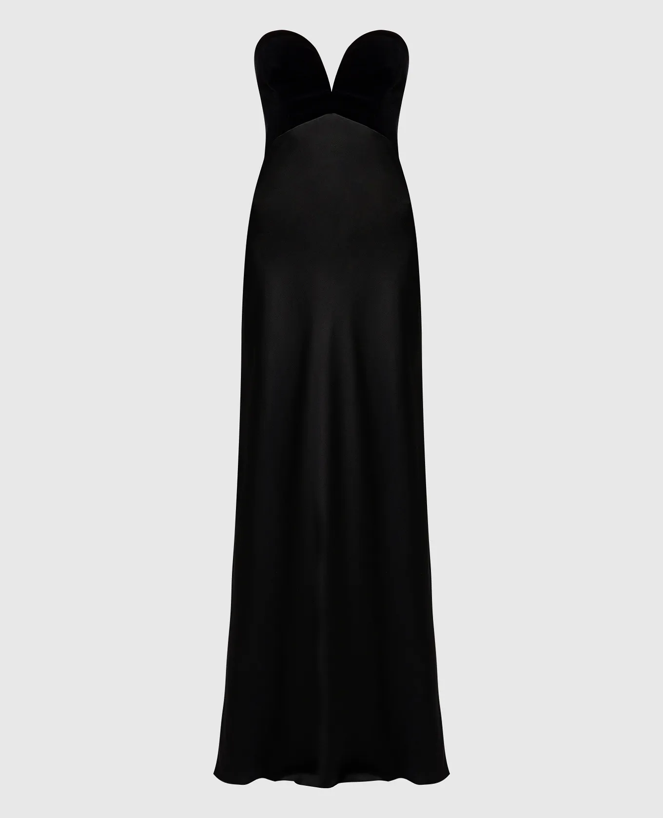 Max Mara Caldaia black bustier dress