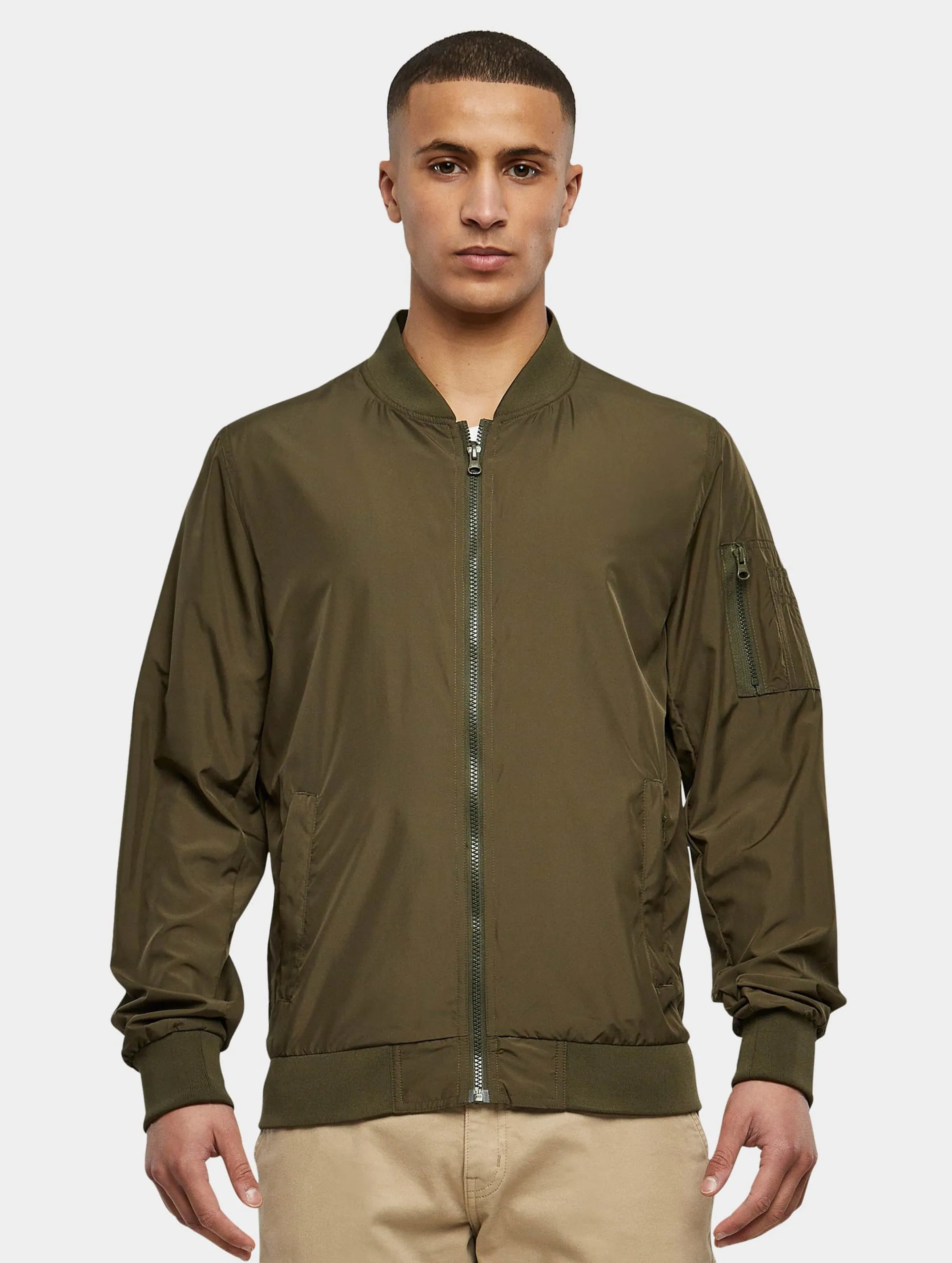 Nylon Bomber Jacket