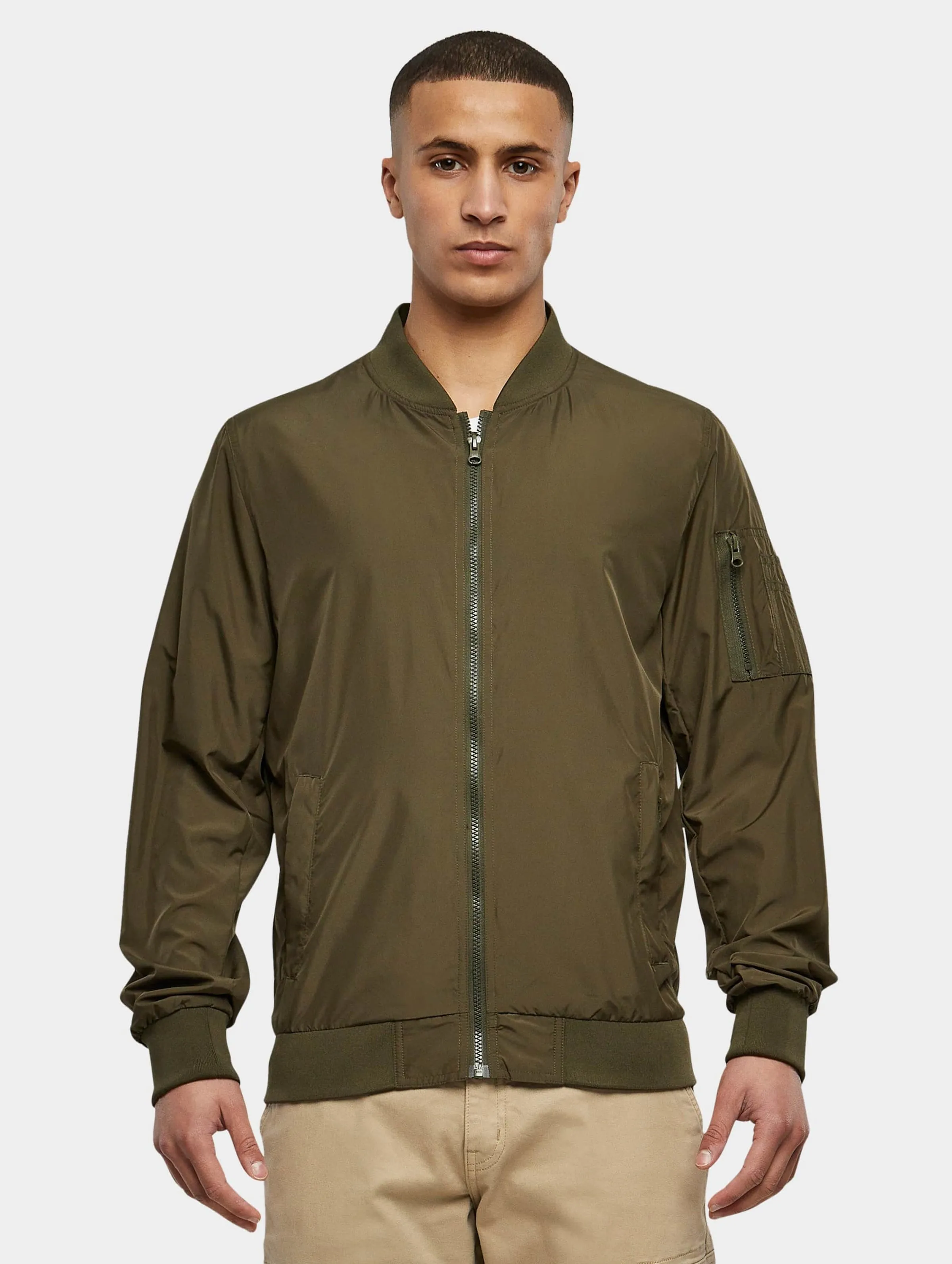 Nylon Bomber Jacket