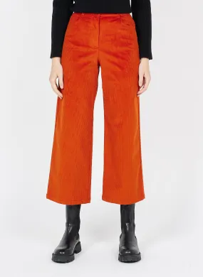 ORIGINAL - Pantalón de mezcla de algodón en naranja