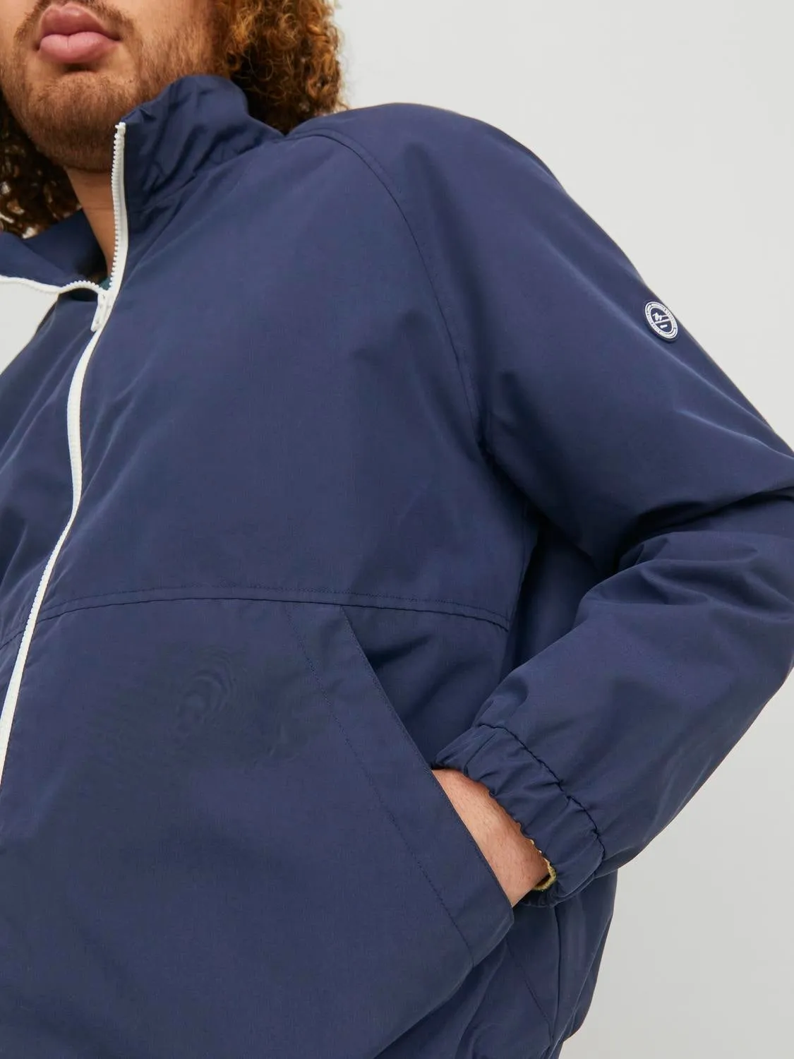 Plus Size Chaqueta bomber | Azul oscuro | Jack & Jones®