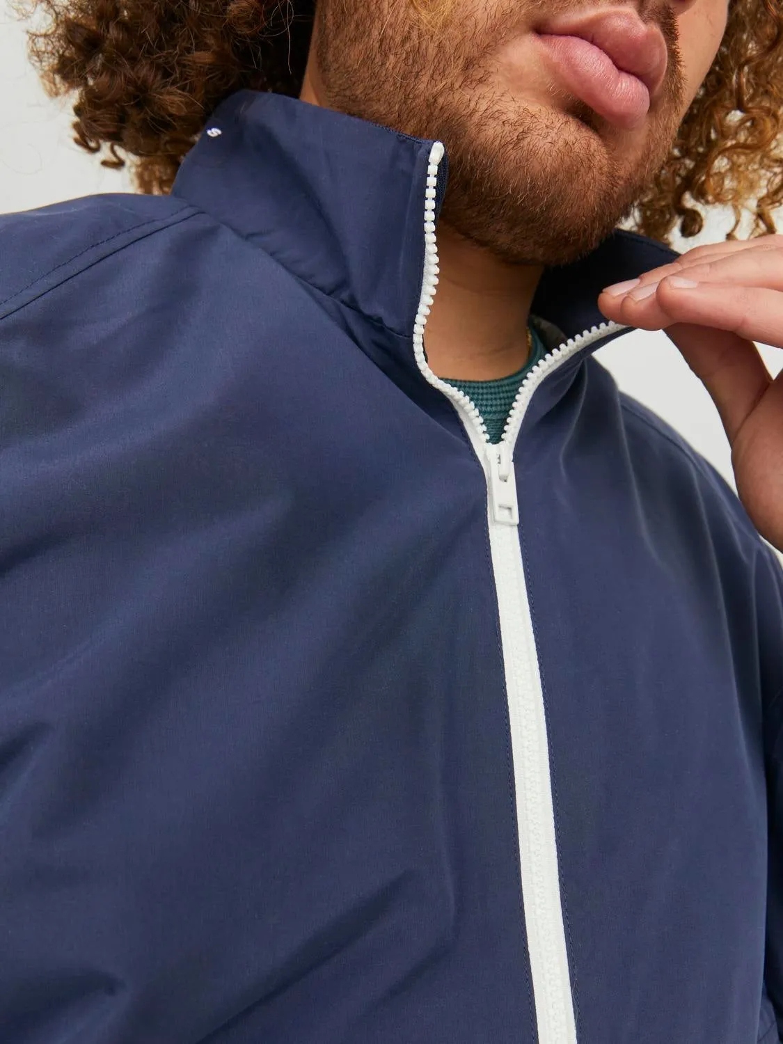 Plus Size Chaqueta bomber | Azul oscuro | Jack & Jones®