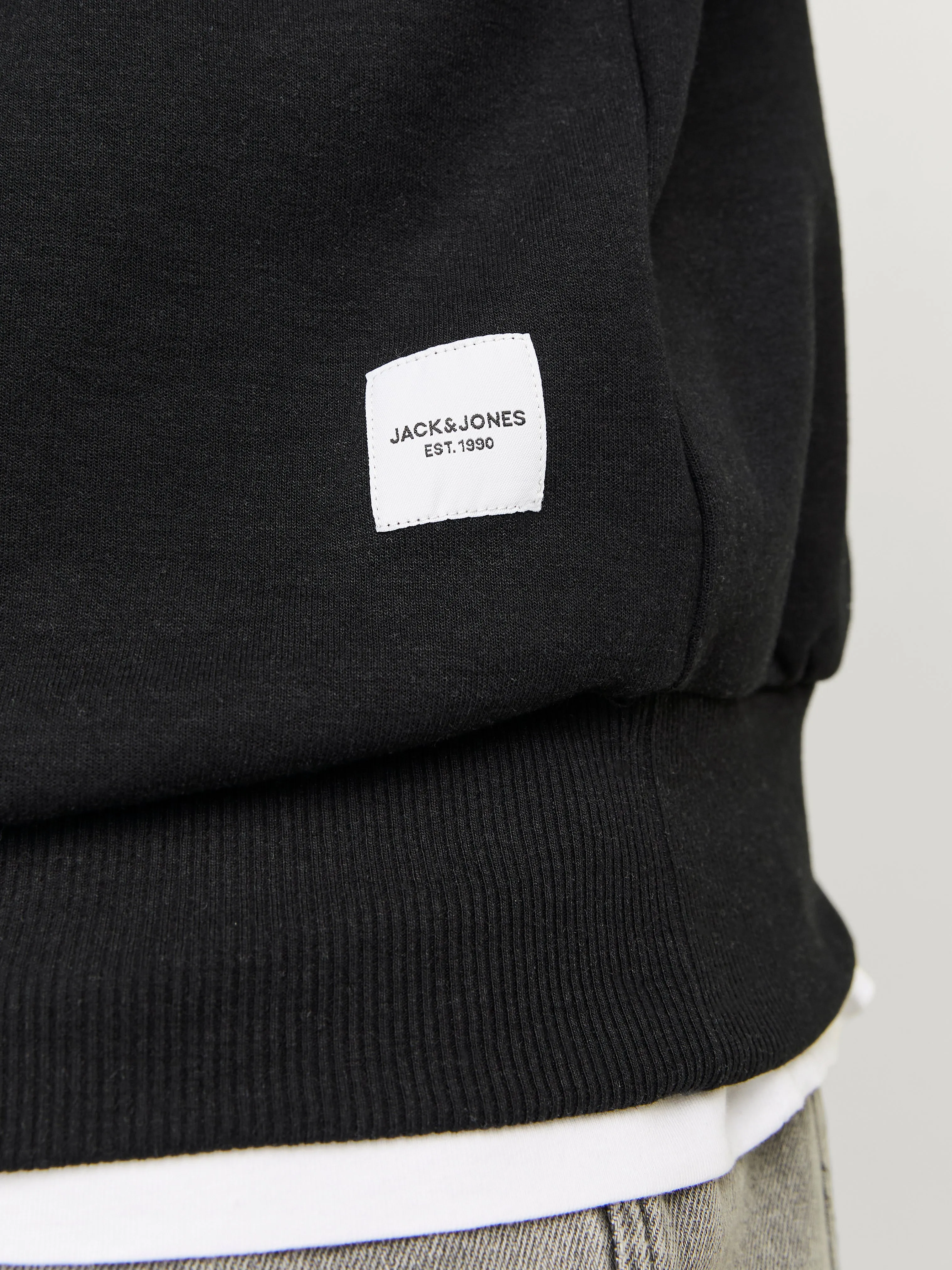 Plus Sudadera Liso | Negro | Jack & Jones®