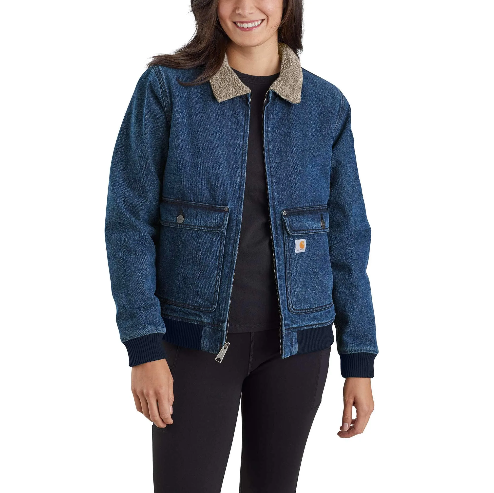 Rugged Flex™ Relaxed Fit Denim Sherpa-Lined Jacket