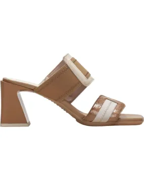 Sandalias de Mujer HISPANITAS ZUECO TACON PARA MUJER CHV243327 COLOR MARRON DESERT