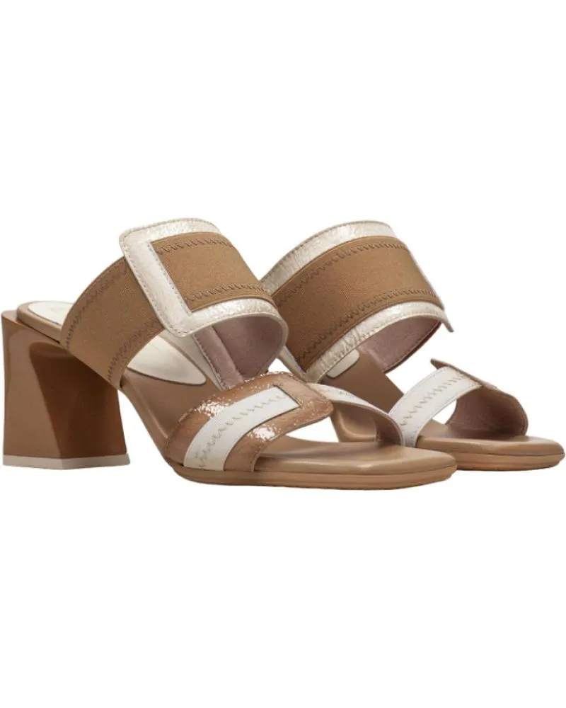 Sandalias de Mujer HISPANITAS ZUECO TACON PARA MUJER CHV243327 COLOR MARRON DESERT