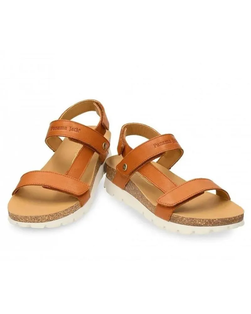 Sandalias de Mujer PANAMA JACK SELMA B7 PIEL CUERO CAMEL