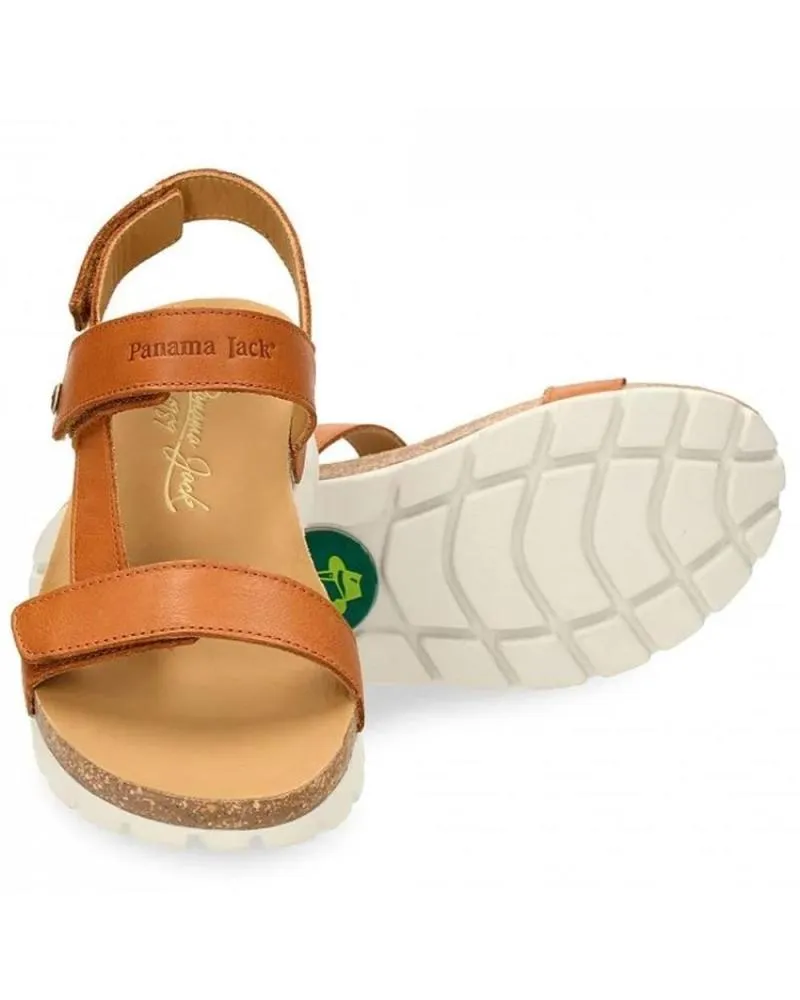 Sandalias de Mujer PANAMA JACK SELMA B7 PIEL CUERO CAMEL