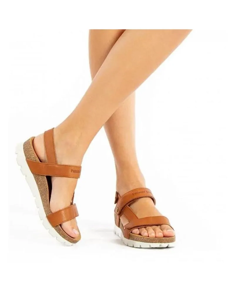 Sandalias de Mujer PANAMA JACK SELMA B7 PIEL CUERO CAMEL