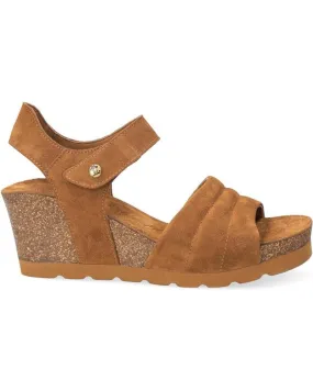 Sandalias de Mujer PANAMA JACK VALLEY B1 VELOUR CUERO - BARK