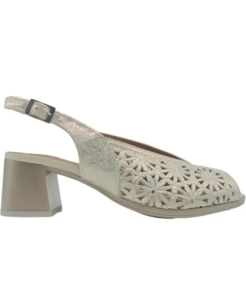 Sandalias de Mujer PITILLOS SANDALIA TACON MEDIO MODELO 5691 ORO METáLICO