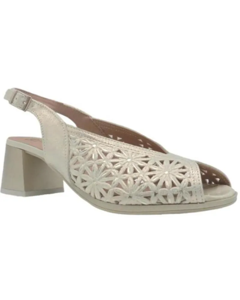 Sandalias de Mujer PITILLOS SANDALIA TACON MEDIO MODELO 5691 ORO METáLICO