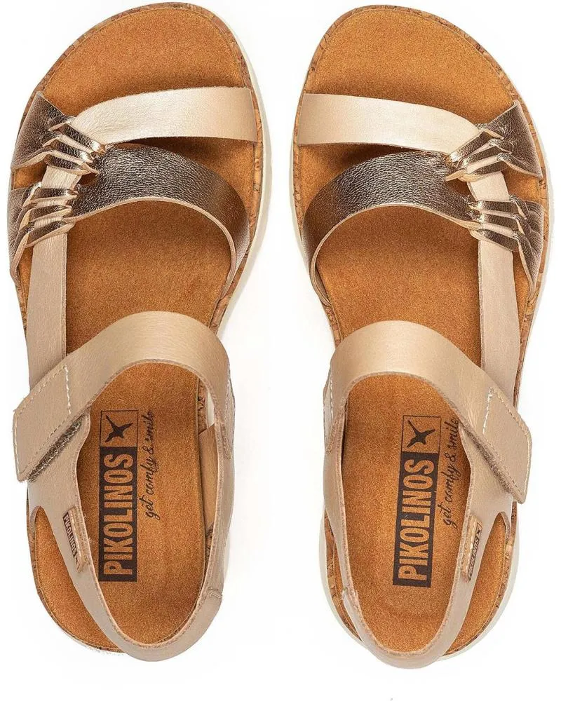 Sandalias de Mujer y Niña PIKOLINOS SANDALIA PALMA W4N-0968CLC1 CHAMPAGNE