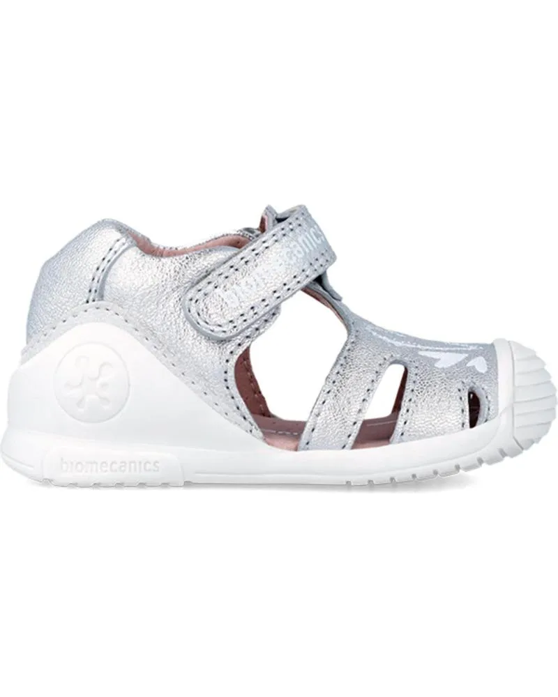 Sandalias de Niña BIOMECANICS SANDALIA CORAZONES 242101-B PLATA