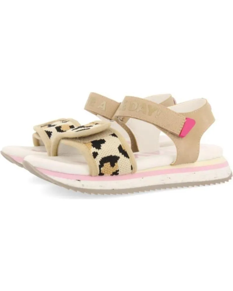 Sandalias de Niña GIOSEPPO MODELO 71451 FICARRA LEOPARDO