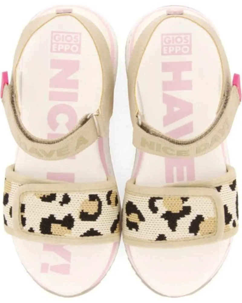 Sandalias de Niña GIOSEPPO MODELO 71451 FICARRA LEOPARDO