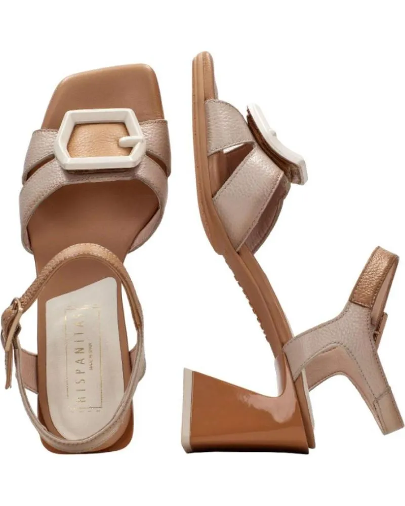 Sandalias HISPANITAS  de Mujer SANDALIA TACON VESTIR  STONE-DESERT-STONE