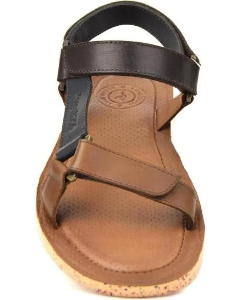 Sandalias KANGAROOS  de Hombre SANDALIA CABALLERO  COMB MARRON-CUERO-BURDEOSCOMB MARRON-CUERO-BU