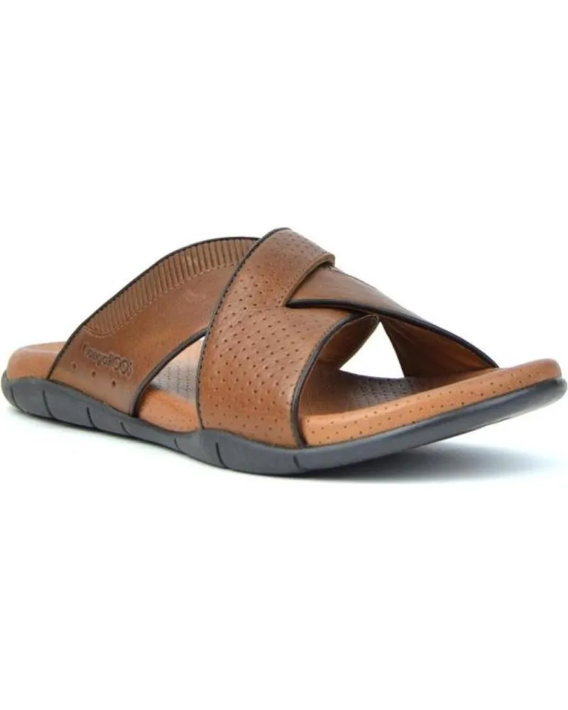 Sandalias KANGAROOS  de Hombre SANDALIAS DE HOMBRE 517-23  P CUERO N VIVO MARRONP CUERO N VIVO MARRON