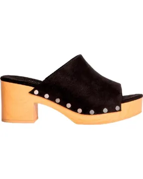 Sandalias KESLEM  de Mujer ZUECO M4418  NEGRO