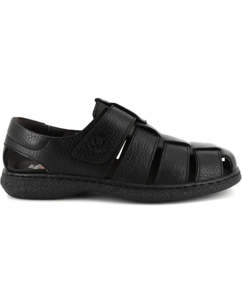 Sandalias NOTTON  de Hombre 0106 SANDALIAS DE HOMBRE PIEL  NEGRO