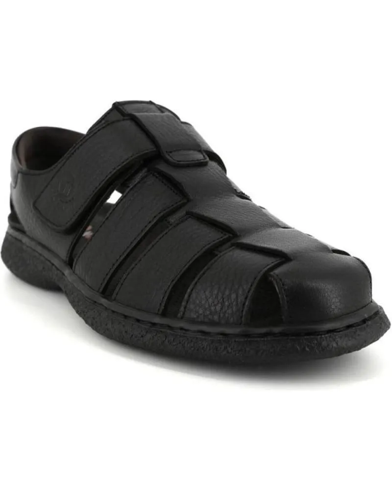 Sandalias NOTTON  de Hombre 0106 SANDALIAS DE HOMBRE PIEL  NEGRO