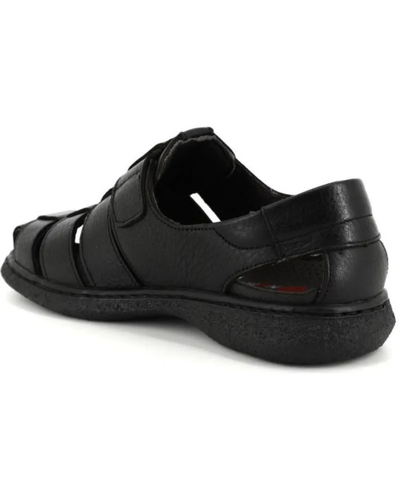 Sandalias NOTTON  de Hombre 0106 SANDALIAS DE HOMBRE PIEL  NEGRO