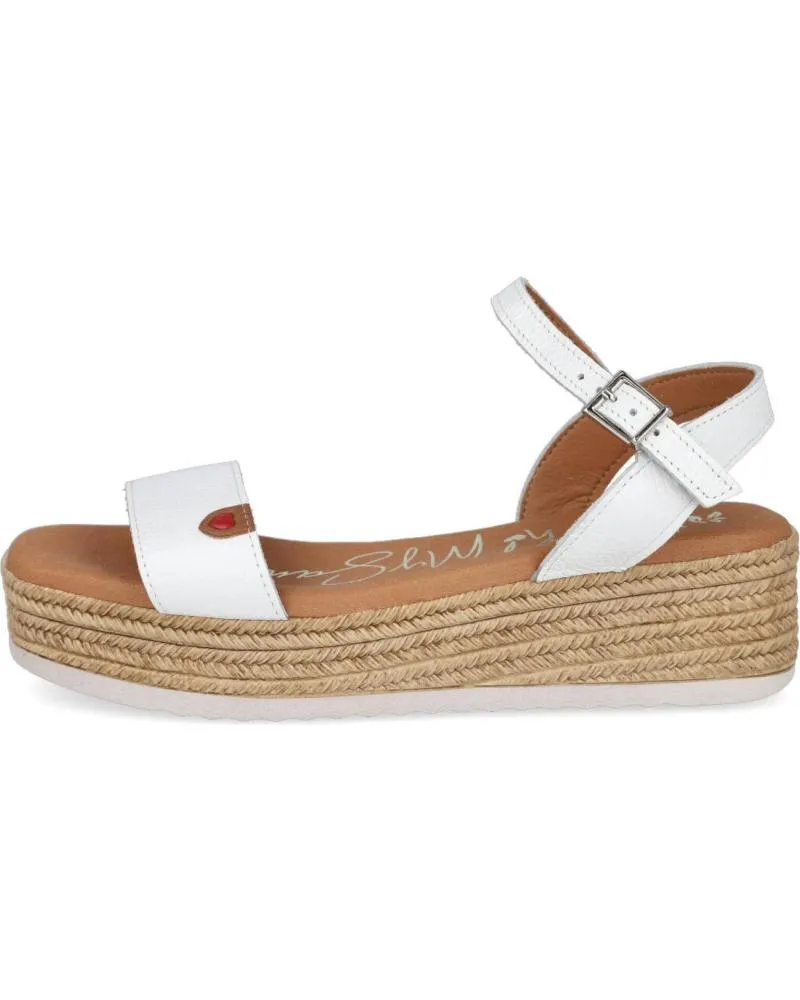 Sandalias OH MY SANDALS  de Mujer 5437 SANDALIAS DE CUNA CORRIDA DE MUJER  DOYA BLANCO