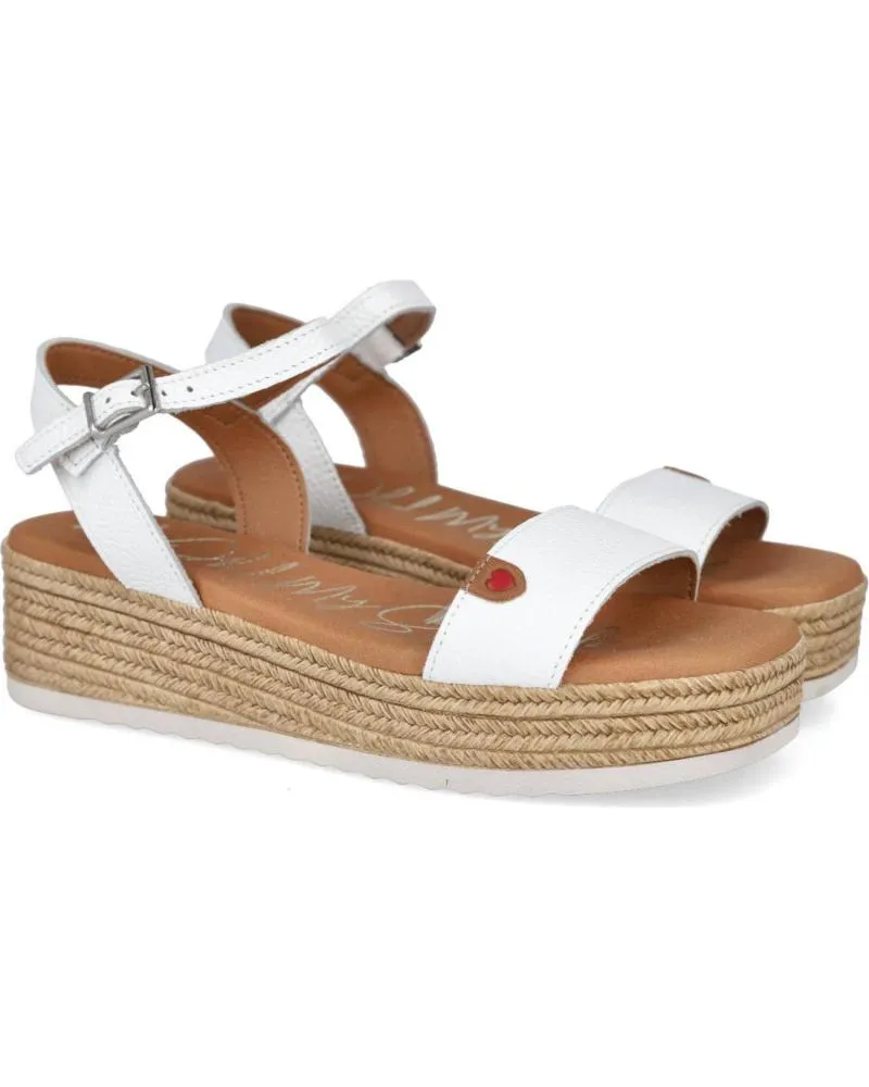 Sandalias OH MY SANDALS  de Mujer 5437 SANDALIAS DE CUNA CORRIDA DE MUJER  DOYA BLANCO