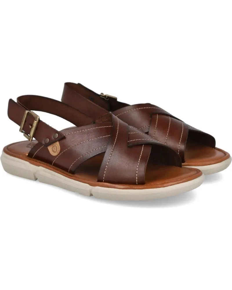 Sandalias VIVANT  de Hombre SA-231200 SANDALIAS PIEL HOMBRE  NUEZ