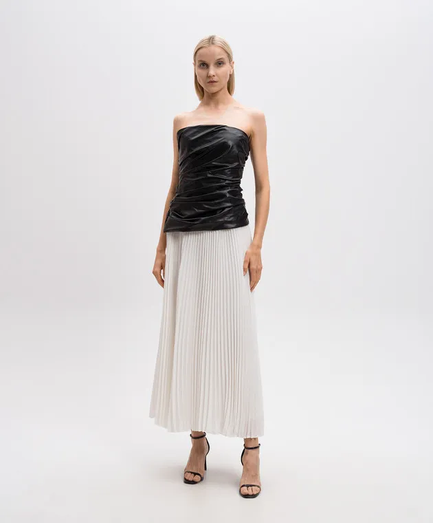 Simkhai Arie pleated bustier dress