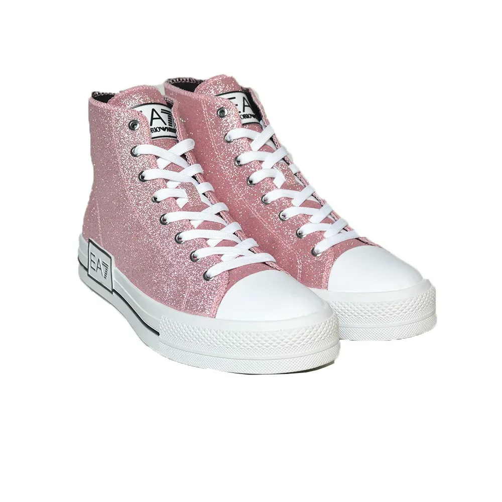 Sneakers Altas EA7 Emporio Armani X7Z001 XK352 Color Rosa