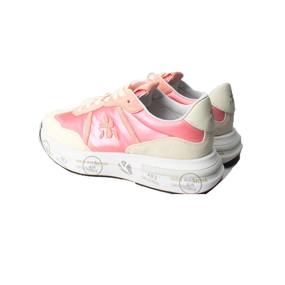 Sneakers de Piel Premiata CASSIE 6718 Color Rosa