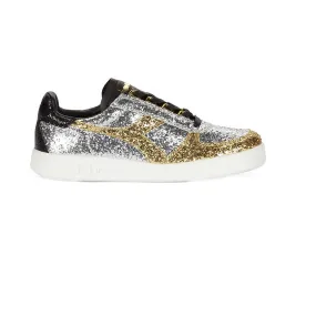 Sneakers Diadora B.Elite Glitter 173595 C3921 Color Oro y Plata