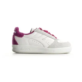 Sneakers Diadora B.Elite Sponge 171886 50159 Color Blanco y Fucsia