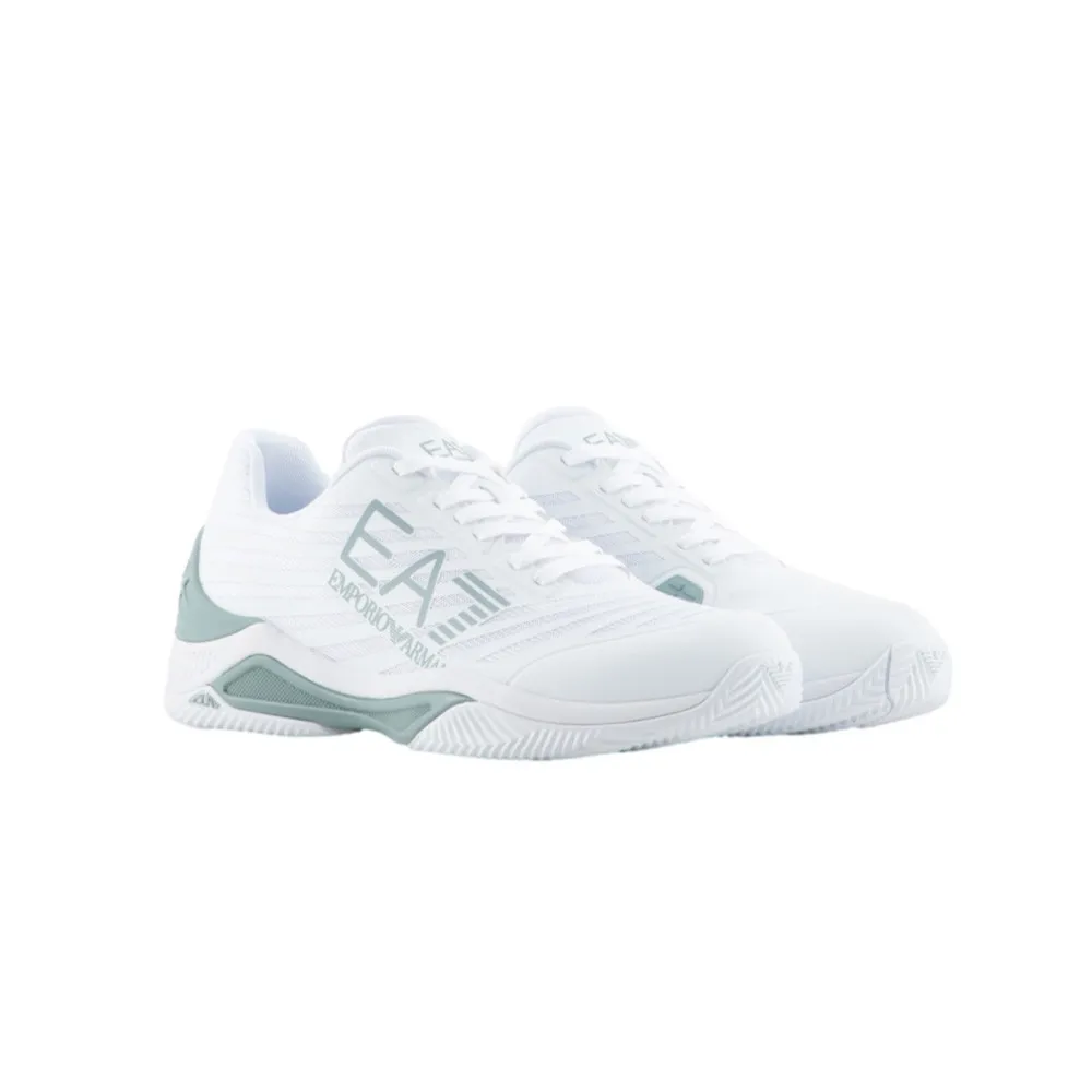 Sneakers EA7 Emporio Armani X8X079 XK203 T536 Color Blanco y Verde