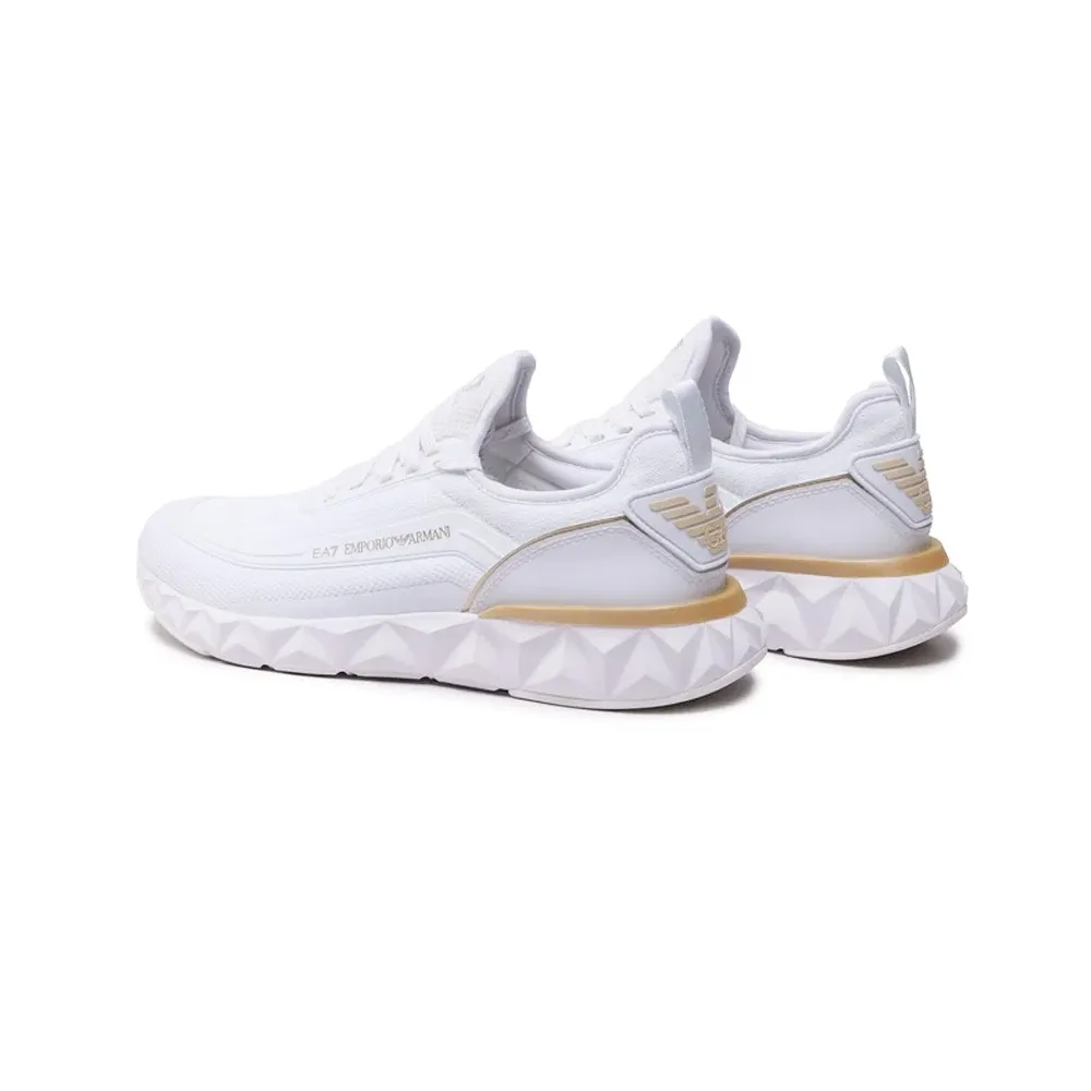 Sneakers EA7 Emporio Armani X8X106 XK262 N195 Color Blanco y Oro