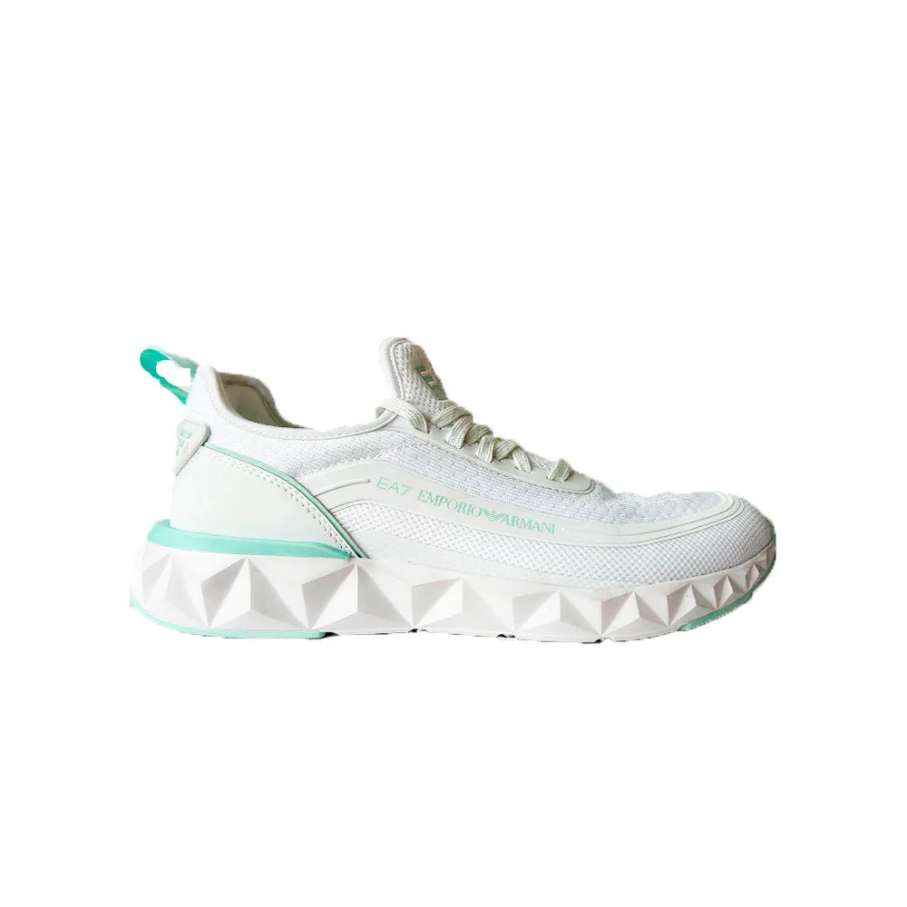 Sneakers EA7 Emporio Armani X8X106 XK262 T557 Color Blanco y Menta