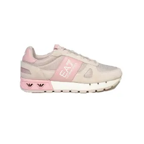 Sneakers EA7 Emporio Armani X8X151 XK354 S971 Color Nude y Rosa