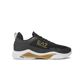 Sneakers EA7 Emporio Armani X8X155 XK358 R347 Color Negro y Oro