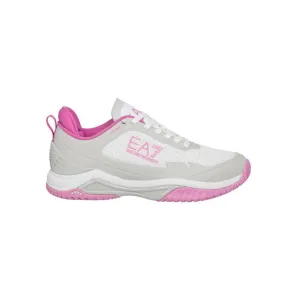 Sneakers EA7 Emporio Armani X8X155 XK358 T585 Color Blanco y Rosa