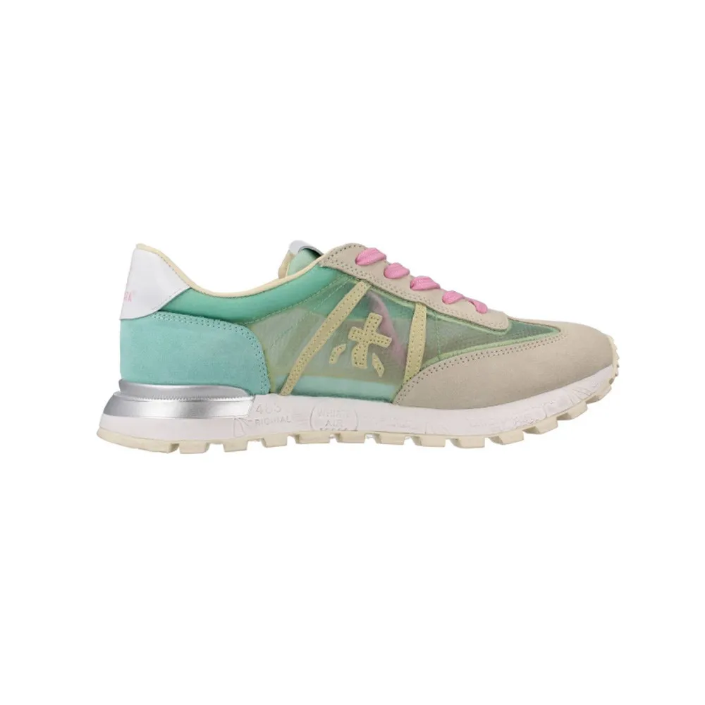 Sneakers Premiata JOHN LOWD 6218 Color Menta y Beige