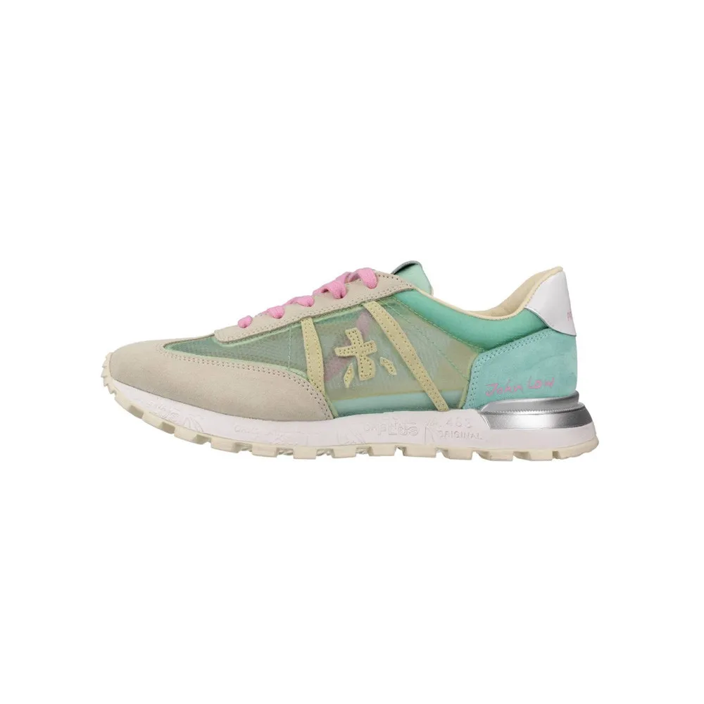 Sneakers Premiata JOHN LOWD 6218 Color Menta y Beige