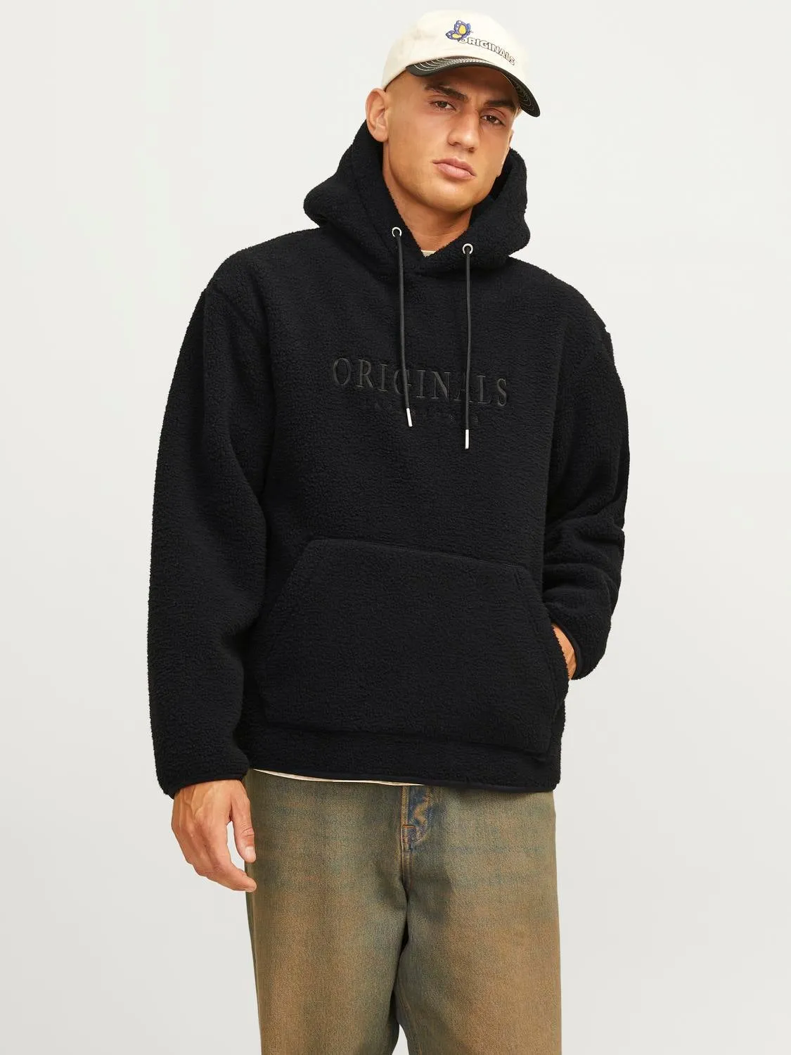 Sudadera de polar Estampado | Negro | Jack & Jones®