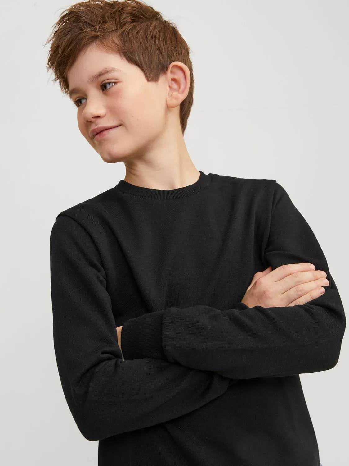 Sudadera Liso Junior | Negro | Jack & Jones®