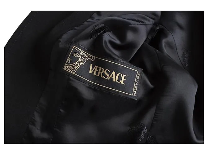 VERSACE, Traje negro 